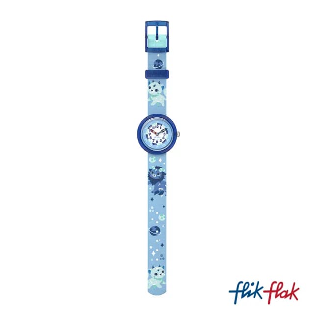 【Flik Flak】兒童手錶 COSMICLION /靜音無秒針/兒童禮物/安全防水/瑞士製造 FBNP234(31.85mm)