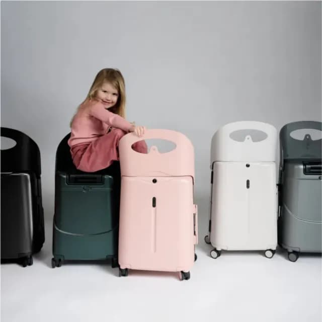 【Miamily】恣意漫行 2 in 1 行動頭等艙行李箱 18吋(旅行/乘坐/親子/出國/收納/迪士尼/出遊/嬰兒車)