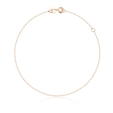 【Just Diamond】18K玫瑰金O型細鍊MN(40cm)