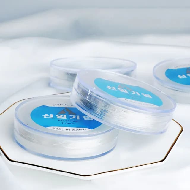 【HH】韓國透明水晶手鍊串珠線(串珠材料 彈力線)