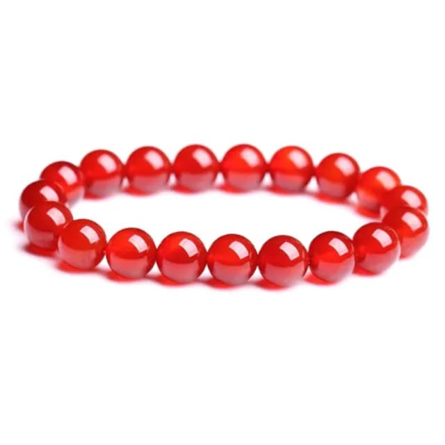 【Penny珮妮】收藏級紅瑪瑙手鍊10mm(生日禮物/母親節/送閨蜜/交換禮物/情人節/送女友)