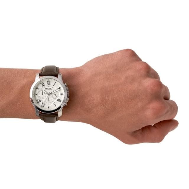 【FOSSIL 官方旗艦館】Grant系列 帥氣風尚指針計時手錶 44MM(多色可選)
