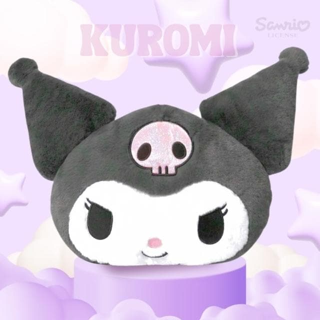 【SANRIO 三麗鷗】酷洛米抱枕正版授權午睡枕靠墊靠枕玩偶枕頭沙發抱枕(新年送禮孫女女兒女友生日禮物)