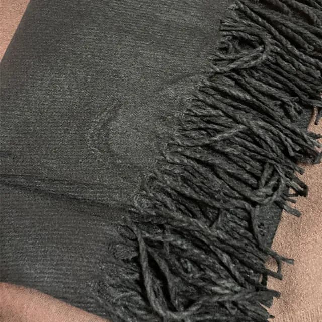 【La Morongo 樂木嚴選】正韓進口純色圍巾三件一組 秋冬圍巾 保暖(秋冬 圍巾 加厚 保暖 氣質 經典黑)