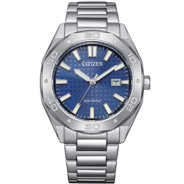【CITIZEN 星辰】光動能 八角形 日期 夜光 男錶 手錶 禮物 推薦(BM7630-80L)