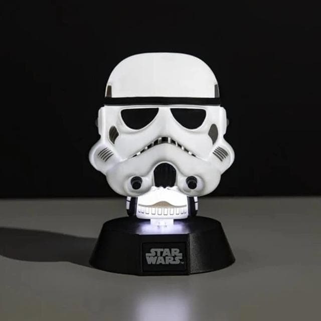 【Paladone UK】星際大戰 STAR WARS 電影 白武士風暴兵頭盔 面具小夜燈 ICON系列(生日禮物 星際大戰)
