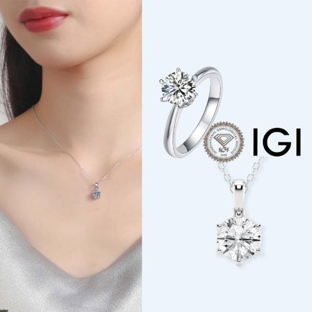 【鉅曜】IGI一克拉最白D色VS淨度 18K 經典優雅六爪鑽戒(培育鑽石)