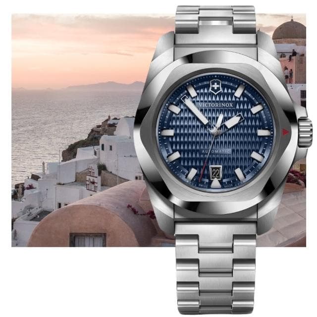 【VICTORINOX 瑞士維氏】I.N.O.X. Automatic機械錶套組 41mm 送禮推薦(VISA-242020)