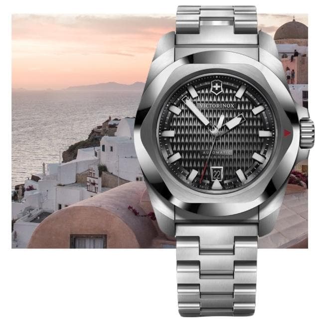 【VICTORINOX 瑞士維氏】I.N.O.X. Automatic機械錶套組 41mm 送禮推薦(VISA-242019)