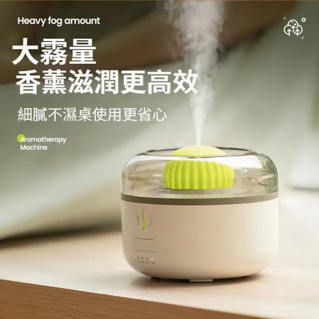 【ANTIAN】雙11 仙人掌大容量精油香氛水氧機 空氣清淨機 七彩氛圍燈香氛機 霧化噴霧加濕器