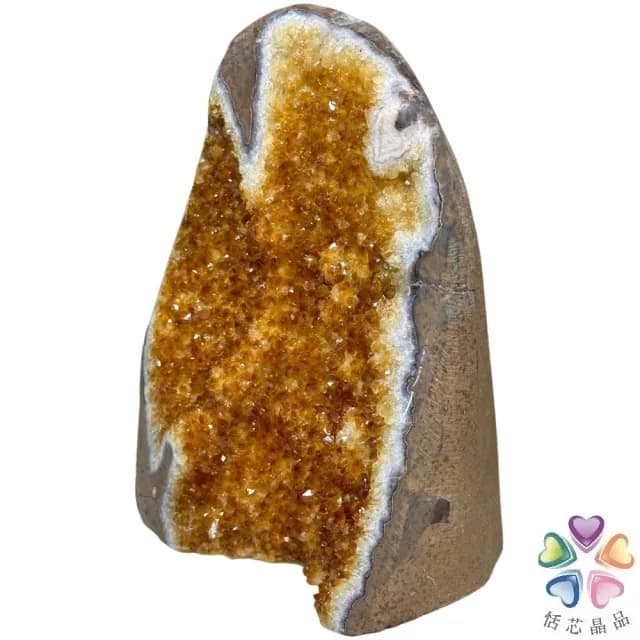 【恬芯晶品】Y10頂級烏拉圭ESP黃水晶開運招財(辦公室消磁淨化風水財運財位招貴人紫晶鎮禮物補財庫)