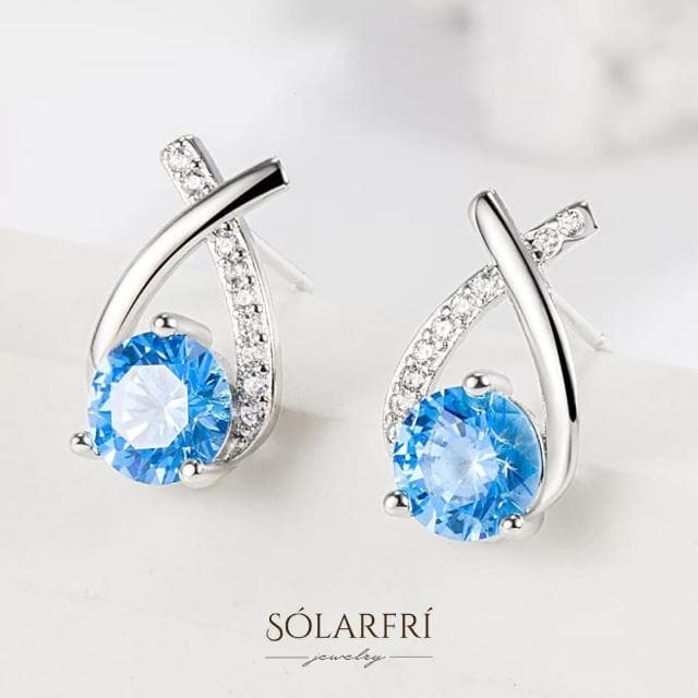 【SOLARFRi】銀針耳環｜優選親膚材質配戴舒適 附品牌禮盒包裝(閨蜜情人女友母親老婆禮物)