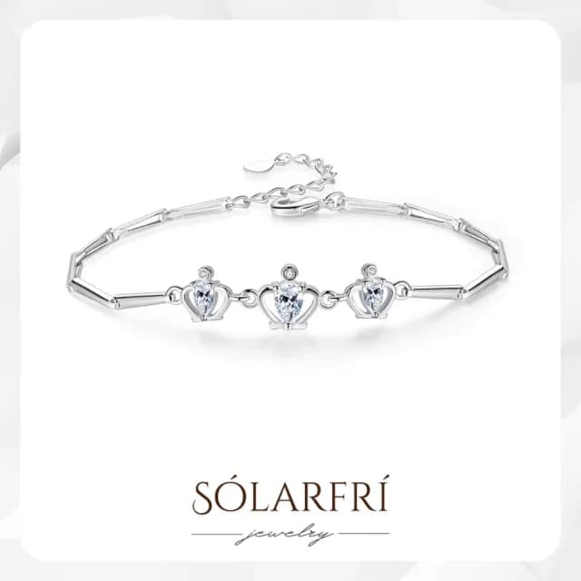【SOLARFRi】輕奢設計款手鍊｜女士手鏈可調整手圍大小 附禮盒包裝(閨蜜女友老婆情人生日禮物)