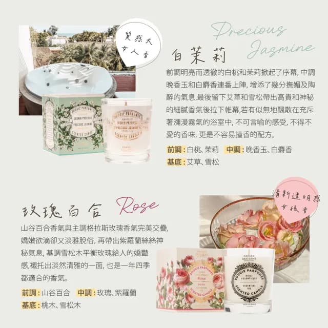 即期品【Panier des Sens 潘堤香頌】香氛蠟燭180g