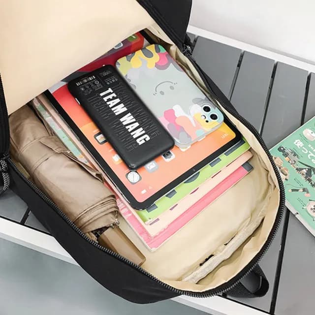 【MUAN】父親節禮物 日系休閒多功能雙肩包 輕量防潑水後背包 學生書包 通勤包 旅行包 書包男女 防水包