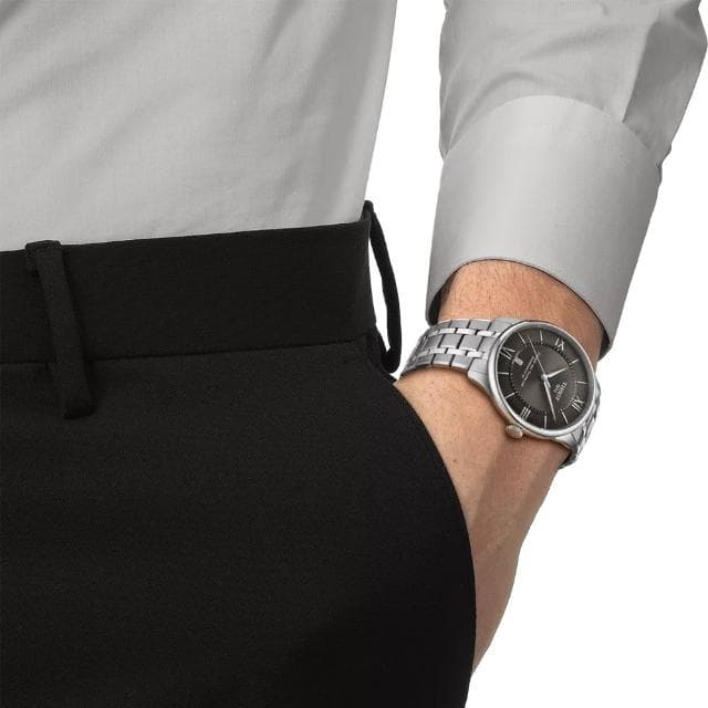 【TISSOT 天梭】杜魯爾系列 紳士機械腕錶 母親節 禮物 推薦(T1394071106800)