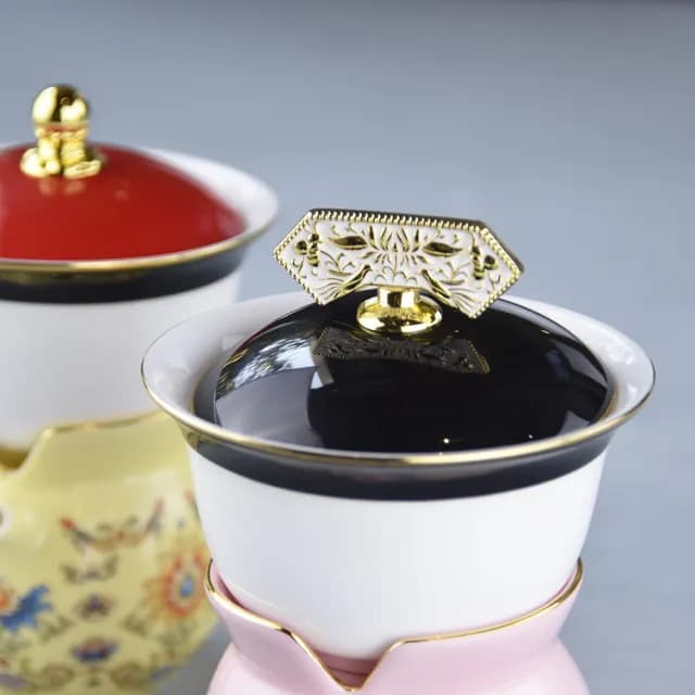 【TALES 神話言】故宮百年天子龍鳳骨瓷收藏組(文創 禮品 禮物 收藏 茶具)