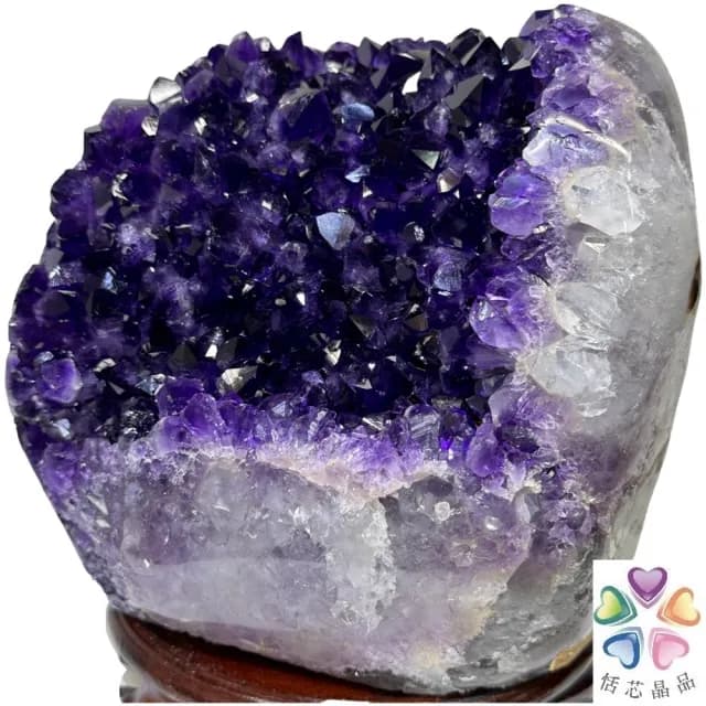 【恬芯晶品】M12頂級烏拉圭帝王紫水晶開運招財(辦公室消磁淨化風水財運財位招貴人紫晶鎮禮物補財庫)