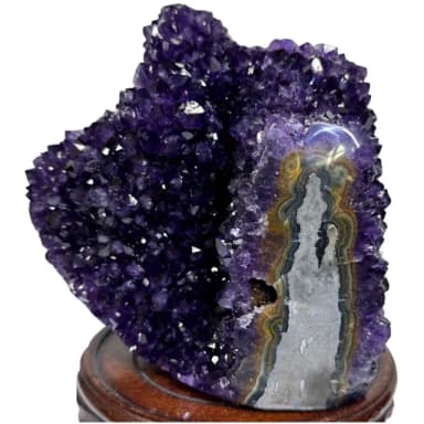 【恬芯晶品】M3頂級烏拉圭帝王紫水晶開運招財(辦公室消磁淨化風水財運財位招貴人紫晶鎮禮物補財庫)