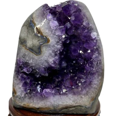 【恬芯晶品】M9頂級烏拉圭帝王紫水晶開運招財(辦公室消磁淨化風水財運財位招貴人紫晶鎮禮物補財庫)