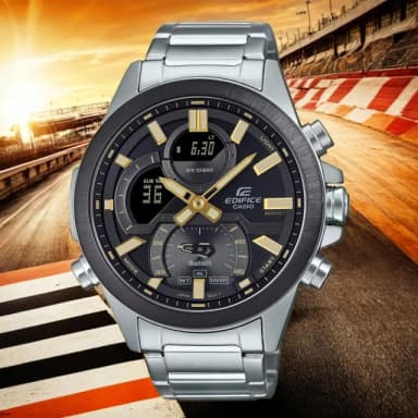 【CASIO 卡西歐】EDIFICE 賽車運動藍芽手錶 送禮 禮物 推薦(ECB-30DB-1A9)