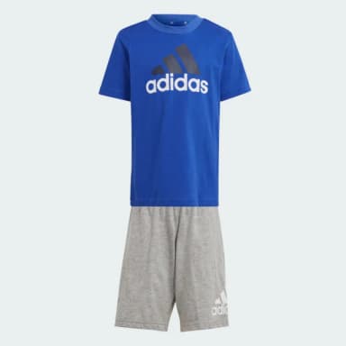 【adidas 愛迪達】ESSENTIALS 運動套裝 童裝 IS2470