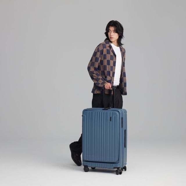 【SWISS STYLE】（20+29吋超值兩件組）BERMAS TOP 新型上掀/前開式日本煞車行李箱 前開箱(4色可選)
