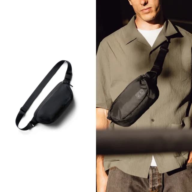 【Bellroy 官方直營】Laneway Belt Bag 城市腰包 2L(陳玄黑)