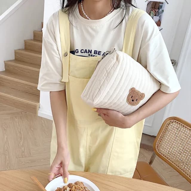 【KT DADA】情人節禮物 嬰兒車掛包 化妝包 待產包 刺繡包 收納包 尿布包 母嬰包 隨身小包 媽媽包 大容量 攜