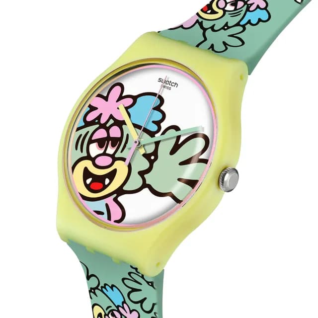 【SWATCH】VISTY BY VERDY 經典手錶/男錶/女錶/瑞士製造 SO29Z140(41mm)