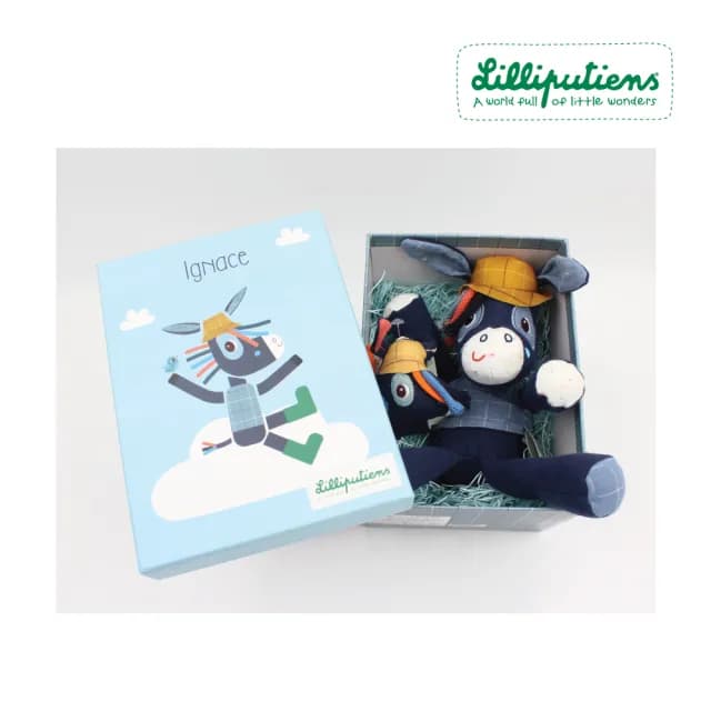 【比利時Lilliputiens】好安心玩偶彌月禮盒-多款可選(彌月禮 新生兒禮物 安撫娃娃)