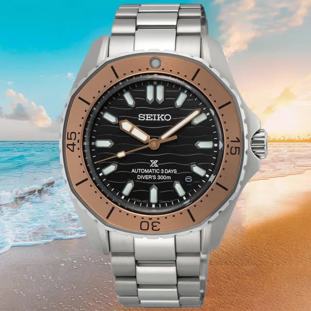 【SEIKO 精工】潛水機械腕錶 七夕 情人節 禮物 送禮 推薦(SPB485J1/6R55-00J0N)