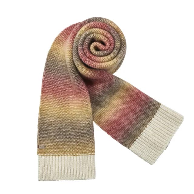 【ATUNAS 歐都納】中性款羊毛針織親膚保暖圍巾(A1AC2408N漸層粉/休閒旅遊/柔軟舒適/禦寒配件)