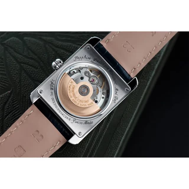【CONSTANT 康斯登】Classics Carree 方形典雅機械錶 禮物 送禮 推薦(FC-303N4C6)