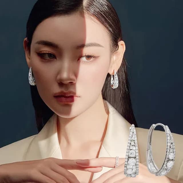 【MoonDy】情人節禮物 925 純銀耳環 耳飾 韓國飾品 鋯石耳環 抗敏耳環 ins風 耳環女 造型耳環 耳扣 高級感