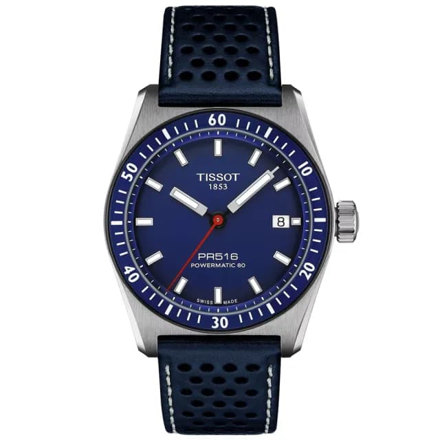 【TISSOT 天梭 官方授權】PR516 復古時尚 機械腕錶 畢業禮物 送禮 推薦(T1494071604100)