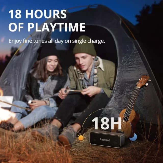 【Tronsmart】T2 mini TF/USB輕便型藍芽喇叭(藍芽音響 重低音防水喇叭)