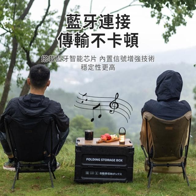 【AMKE】戶外防水露營氛圍燈 無線藍牙喇叭 USB充電式高音質便攜小音響 智能降噪 低音炮(交換禮物)