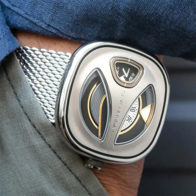 【SEVENFRIDAY】ME系列流線型 米蘭鍊帶機械錶 送禮 禮物 推薦(ME1/02M)