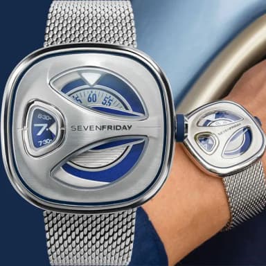 【SEVENFRIDAY】ME系列流線型 米蘭鍊帶機械錶 送禮 禮物 推薦(ME1/01M)