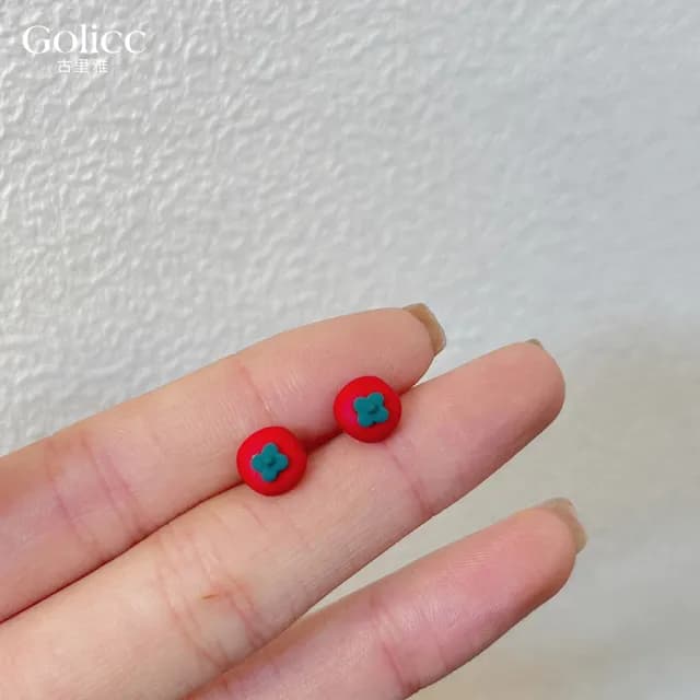 【Golicc】新年 福氣耳釘 旺財耳環(七夕 情人節 生日 飾品 耳釘 耳飾 耳墜 禮物)