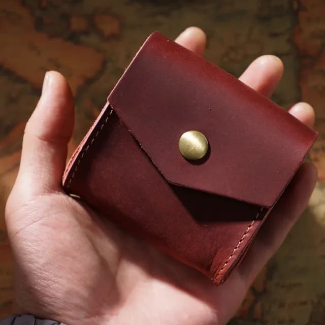 【希賽德】手工高品質厚牛皮零錢包 真皮零錢包 皮革零錢包 錢包 男 零錢袋 錢袋 小零錢包 小零錢袋(小錢包)