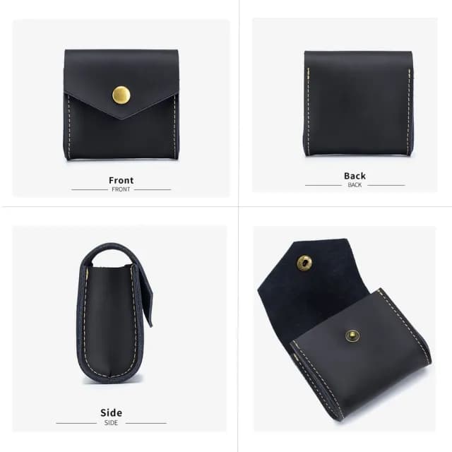 【希賽德】手工高品質厚牛皮零錢包 真皮零錢包 皮革零錢包 錢包 男 零錢袋 錢袋 小零錢包 小零錢袋(小錢包)