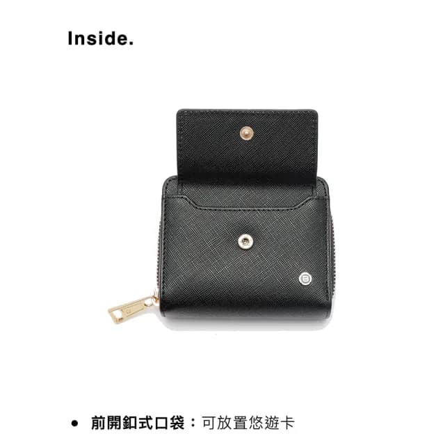 【BESIDE-U】短夾 RFID防盜錄襯裡 經典簡約 送禮推薦 ALS系列(招財／禮物／皮夾)