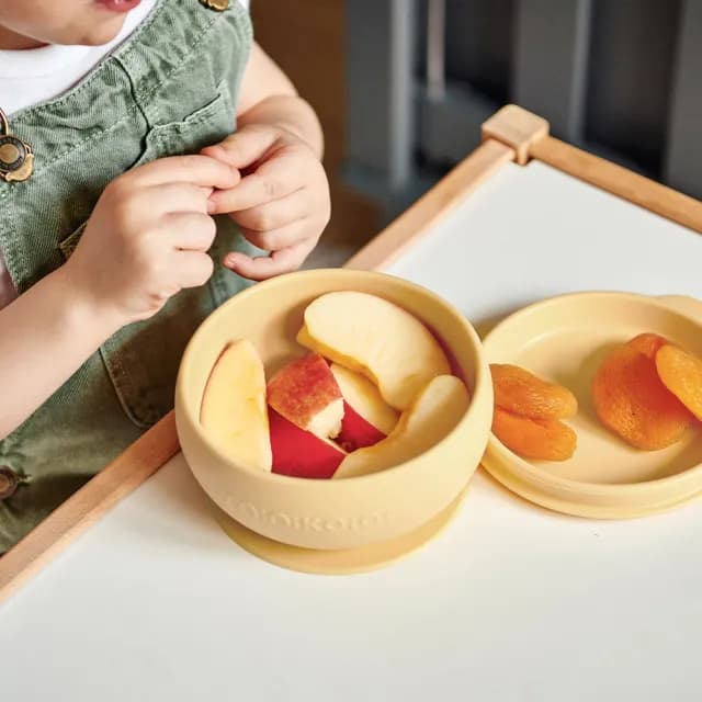 【minikoioi】土耳其製 防滑矽膠吸盤碗 多色可選(副食品兒童學習餐具)