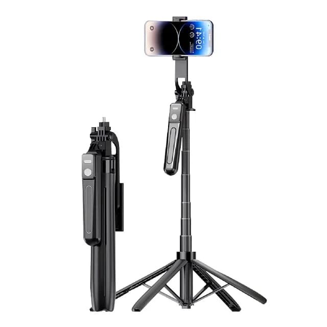 【u-ta】專業手持+小雲台輕量四腳自拍桿腳架(附遙控器 手機架 攝影機 相機腳架 自拍棒 旅遊 交換禮物)
