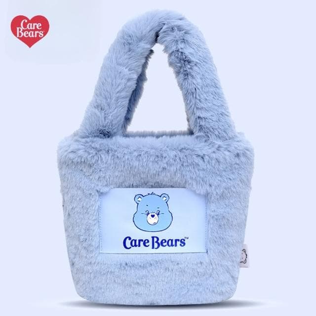 【Care Bears】美國彩虹熊愛心熊正版授權毛絨手提包(閨蜜女友孫女兒生日交換聖誕禮物)