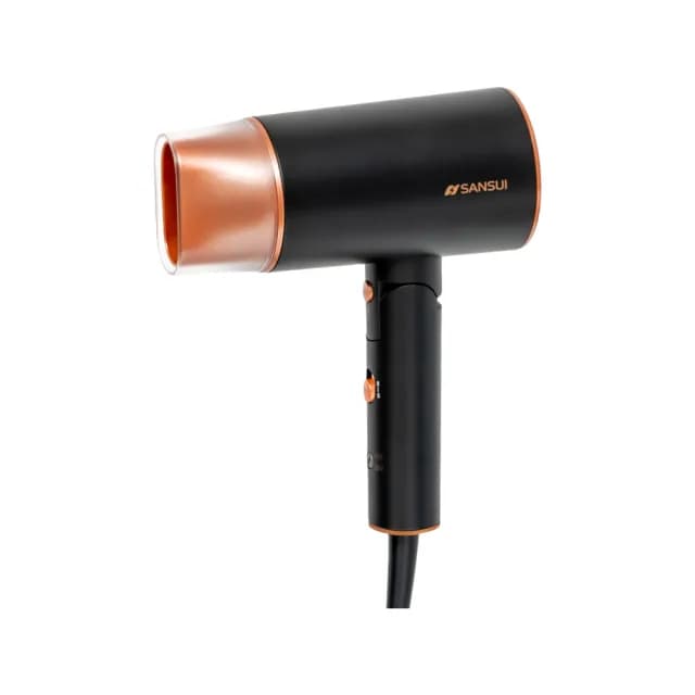 【SANSUI 山水】國際電壓摺疊負離子吹風機(SH-GX96)