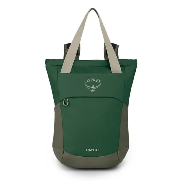 【Osprey】情人節禮物 Daylite Tote Pack 20 托特包 綠色樹冠/綠色溪流(單肩包 肩背包 後背包 手提包)