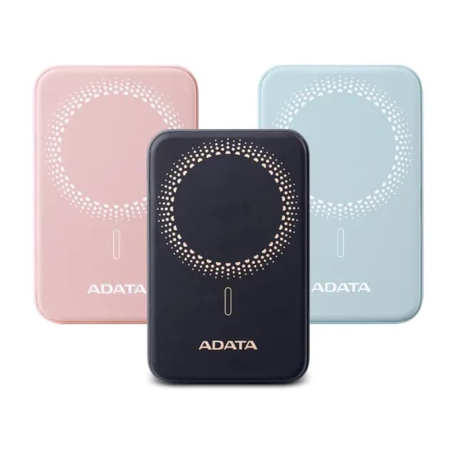 【ADATA 威剛】R050 Magnetic 5000mAh 磁吸式 PD/QC 20W高效快充行動電源
